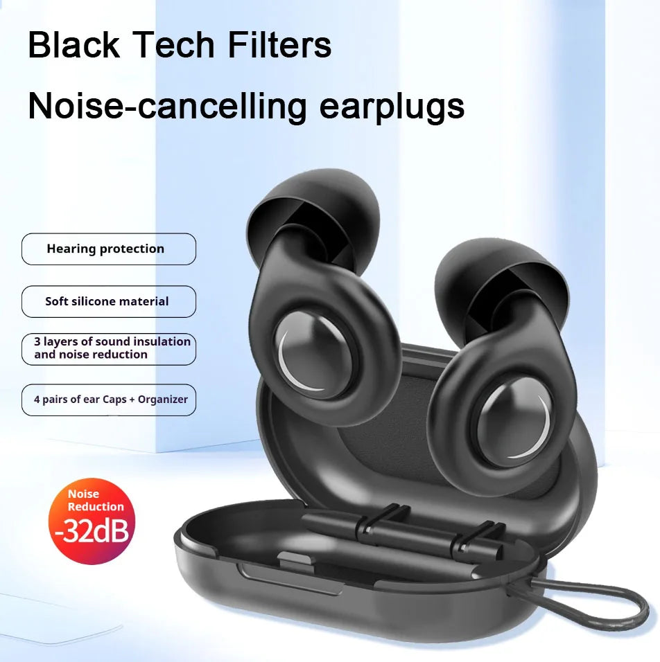 BioSync NZ - Silicone Ear Plugs Reusable Any Size Noise Cancelling