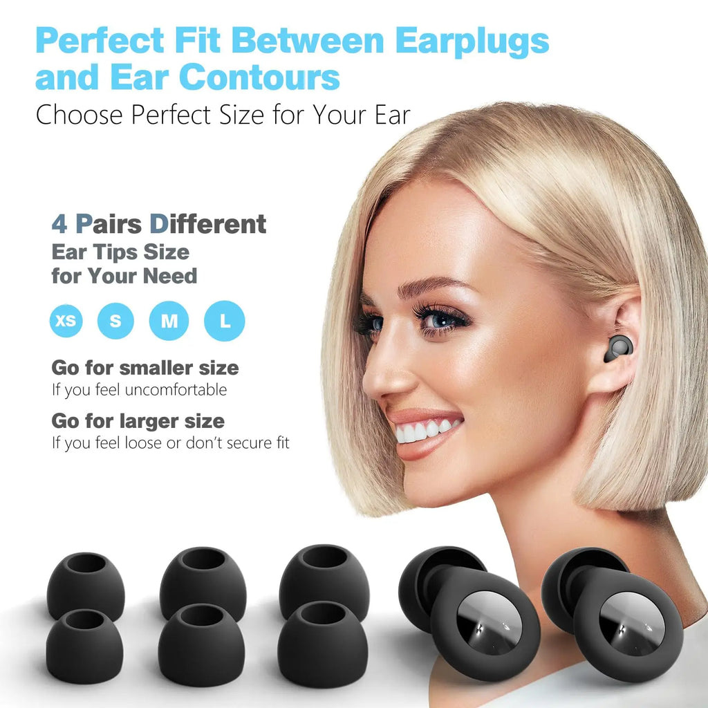 BioSync NZ - Silicone Ear Plugs Reusable Any Size Noise Cancelling